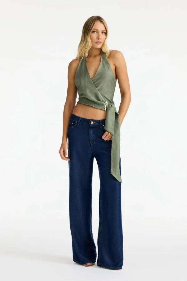 PANTALON ZUR INDIGO TENCEL